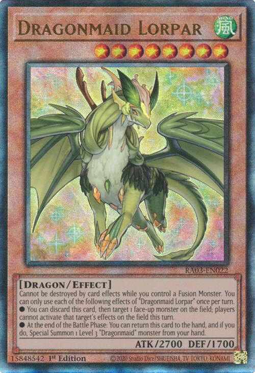 Dragonmaid Lorpar (UTR) [RA03-EN022] Prismatic Ultimate Rare | Clutch Gaming