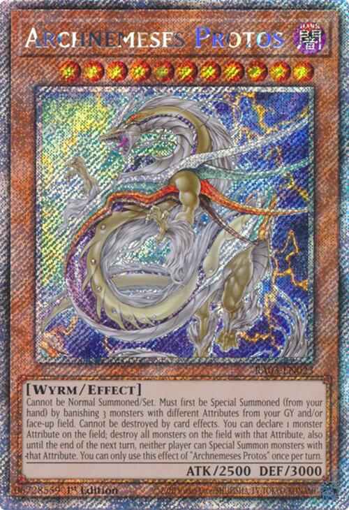 Archnemeses Protos (Platinum Secret Rare) [RA03-EN023] Platinum Secret Rare | Clutch Gaming