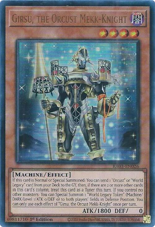 Girsu, the Orcust Mekk-Knight (UR) [RA03-EN026] Ultra Rare | Clutch Gaming