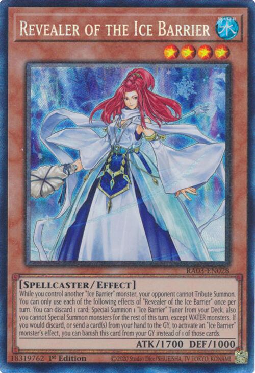 Revealer of the Ice Barrier (CR) [RA03-EN028] Prismatic Collector's Rare | Clutch Gaming