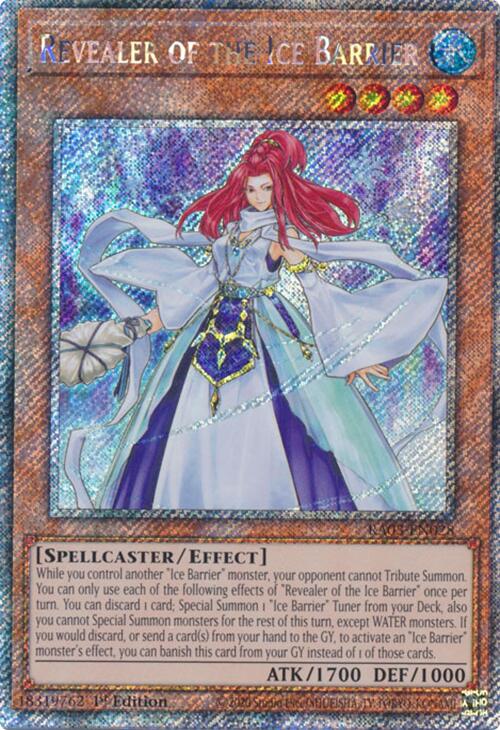 Revealer of the Ice Barrier (Platinum Secret Rare) [RA03-EN028] Platinum Secret Rare | Clutch Gaming