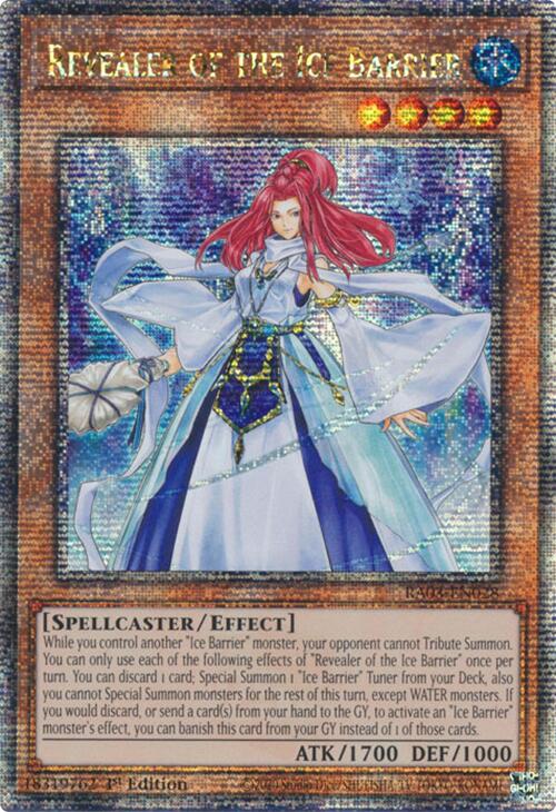 Revealer of the Ice Barrier (Quarter Century Secret Rare) [RA03-EN028] Quarter Century Secret Rare | Clutch Gaming