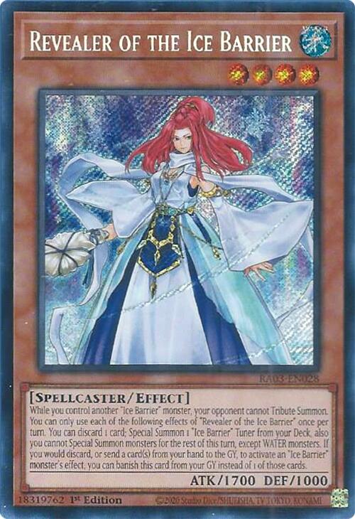 Revealer of the Ice Barrier (Secret Rare) [RA03-EN028] Secret Rare | Clutch Gaming