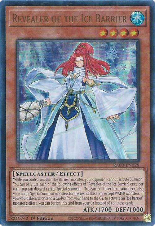 Revealer of the Ice Barrier (UR) [RA03-EN028] Ultra Rare | Clutch Gaming