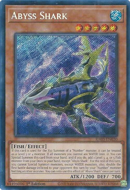 Abyss Shark (Secret Rare) [RA03-EN030] Secret Rare | Clutch Gaming