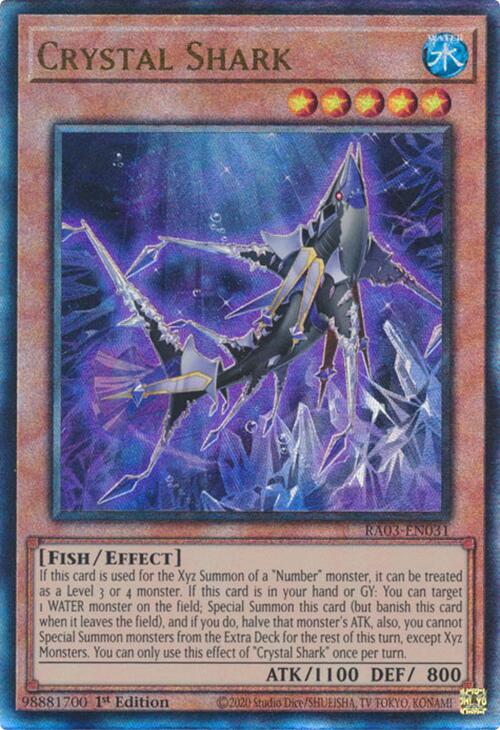 Crystal Shark (UTR) [RA03-EN031] Prismatic Ultimate Rare | Clutch Gaming