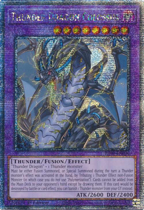 Thunder Dragon Colossus (Quarter Century Secret Rare) [RA03-EN036] Quarter Century Secret Rare | Clutch Gaming