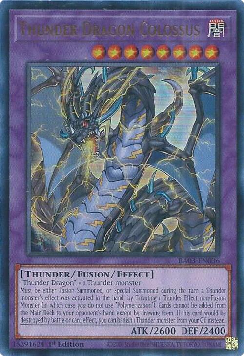 Thunder Dragon Colossus (UR) [RA03-EN036] Ultra Rare | Clutch Gaming