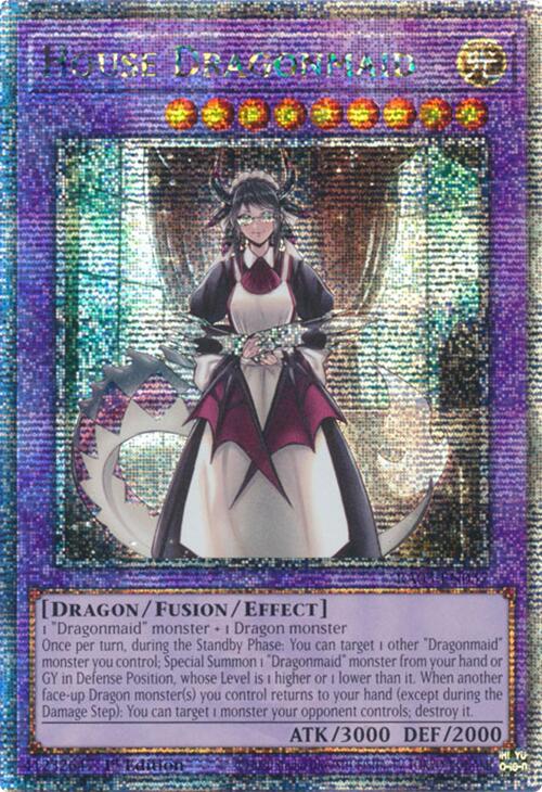 House Dragonmaid (Quarter Century Secret Rare) [RA03-EN037] Quarter Century Secret Rare | Clutch Gaming