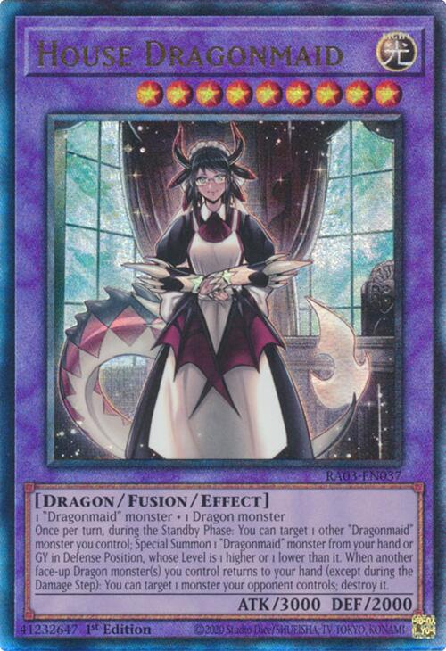 House Dragonmaid (UTR) [RA03-EN037] Prismatic Ultimate Rare | Clutch Gaming