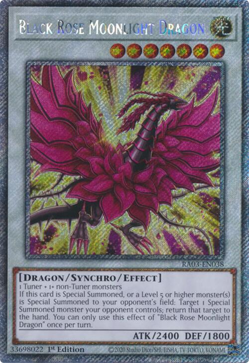 Black Rose Moonlight Dragon (Platinum Secret Rare) [RA03-EN038] Platinum Secret Rare | Clutch Gaming