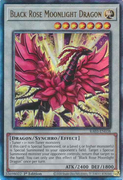 Black Rose Moonlight Dragon (UTR) [RA03-EN038] Prismatic Ultimate Rare | Clutch Gaming