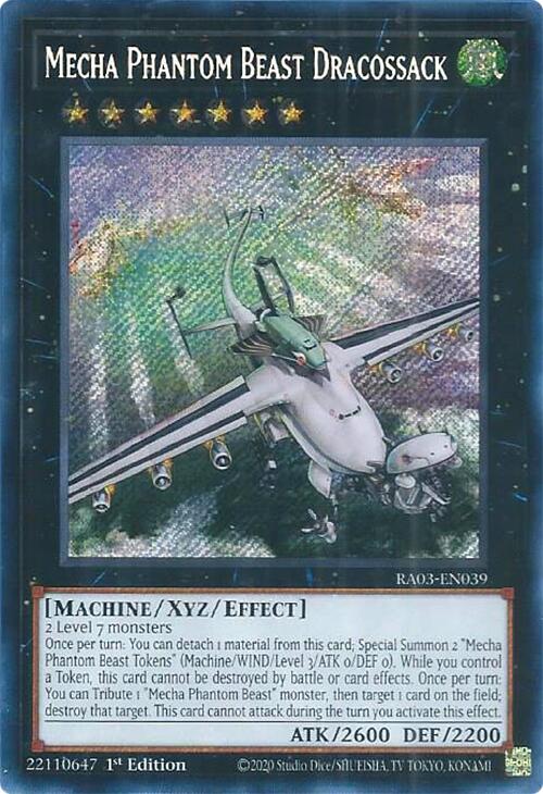 Mecha Phantom Beast Dracossack (Secret Rare) [RA03-EN039] Secret Rare | Clutch Gaming