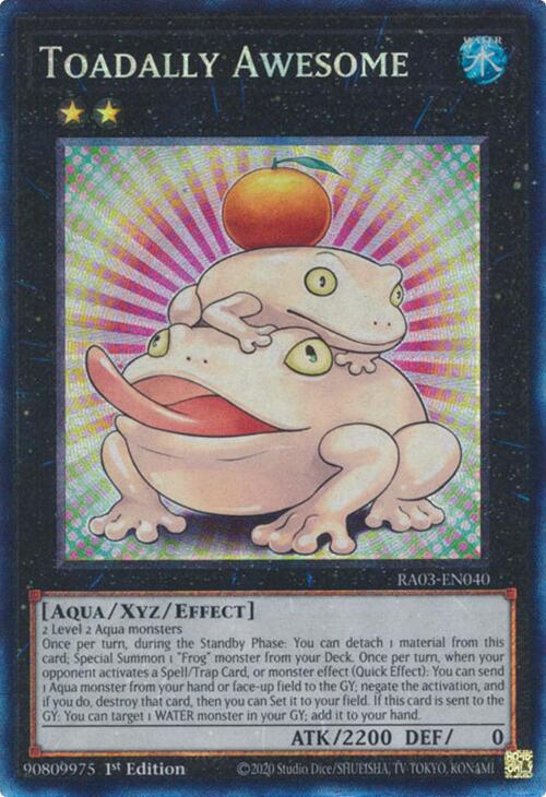 Toadally Awesome (CR) [RA03-EN040] Prismatic Collector's Rare | Clutch Gaming