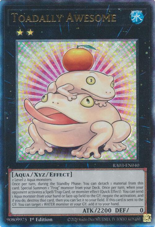 Toadally Awesome (UTR) [RA03-EN040] Prismatic Ultimate Rare | Clutch Gaming