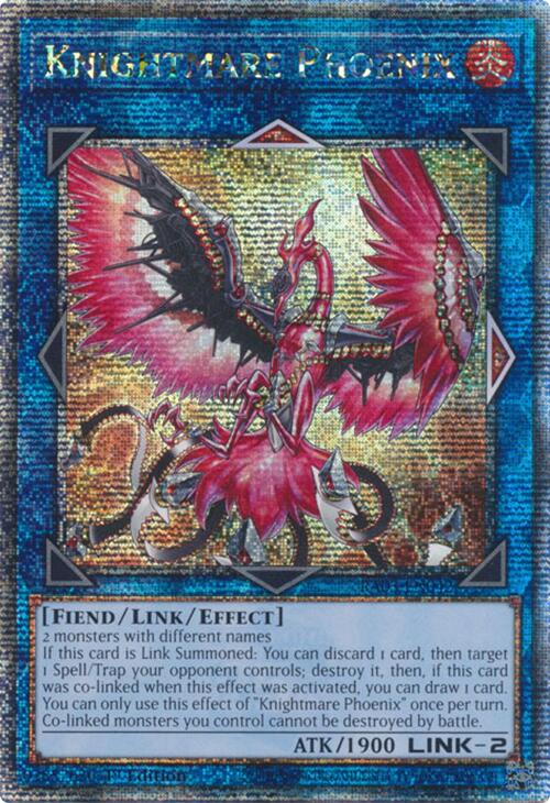 Knightmare Phoenix (Quarter Century Secret Rare) [RA03-EN042] Quarter Century Secret Rare | Clutch Gaming