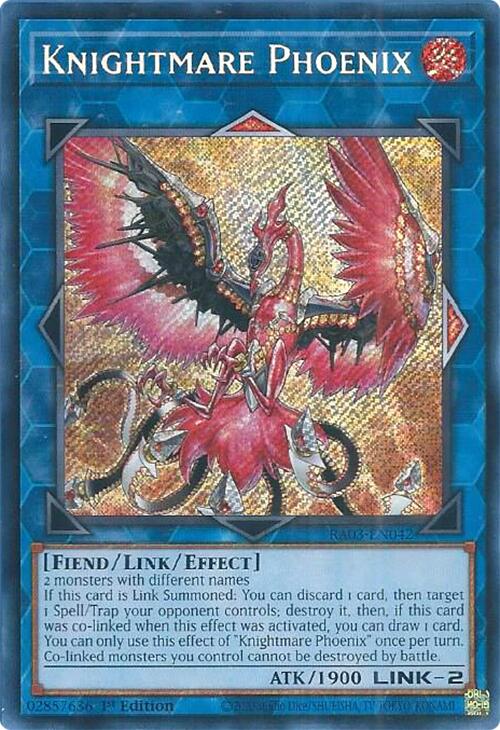 Knightmare Phoenix (Secret Rare) [RA03-EN042] Secret Rare | Clutch Gaming