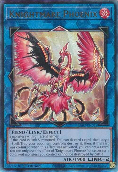 Knightmare Phoenix (UTR) [RA03-EN042] Prismatic Ultimate Rare | Clutch Gaming
