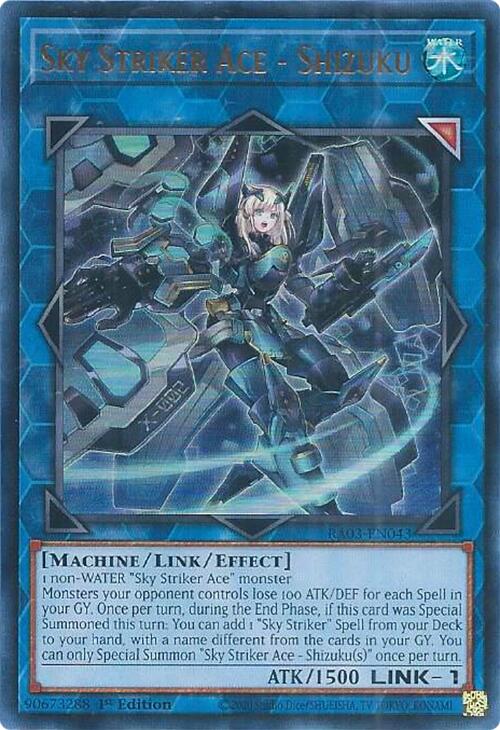 Sky Striker Ace - Shizuku (UR) [RA03-EN043] Ultra Rare | Clutch Gaming