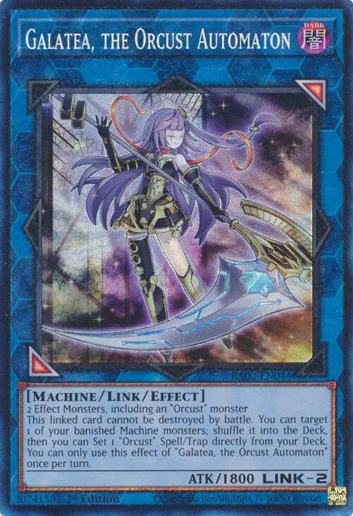 Galatea, the Orcust Automaton (CR) [RA03-EN044] Prismatic Collector's Rare | Clutch Gaming