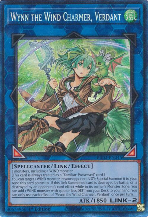 Wynn the Wind Charmer, Verdant (CR) [RA03-EN045] Prismatic Collector's Rare | Clutch Gaming