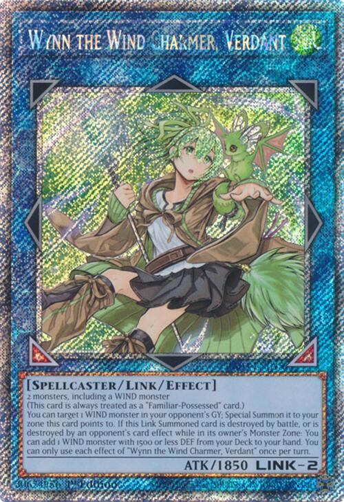 Wynn the Wind Charmer, Verdant (Platinum Secret Rare) [RA03-EN045] Platinum Secret Rare | Clutch Gaming