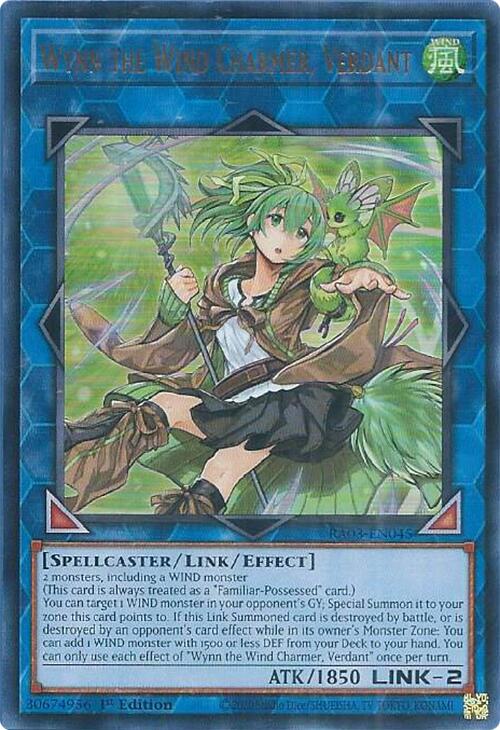 Wynn the Wind Charmer, Verdant (UR) [RA03-EN045] Ultra Rare | Clutch Gaming