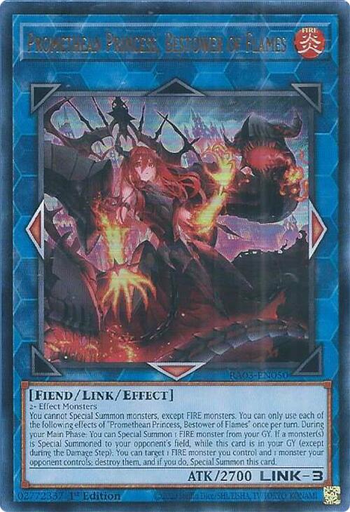 Promethean Princess, Bestower of Flames (UR) [RA03-EN050] Ultra Rare | Clutch Gaming