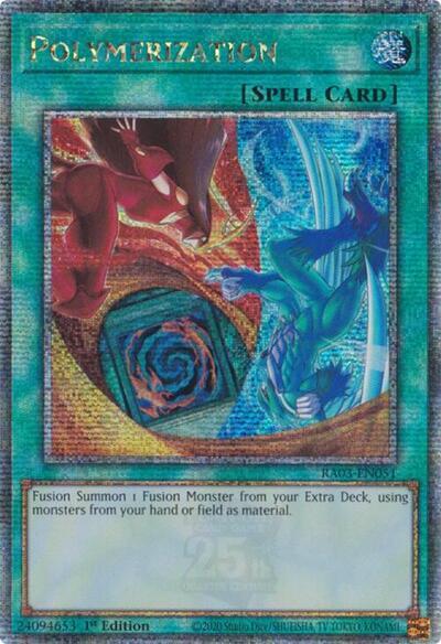 Polymerization (Quarter Century Secret Rare) [RA03-EN051] Quarter Century Secret Rare | Clutch Gaming