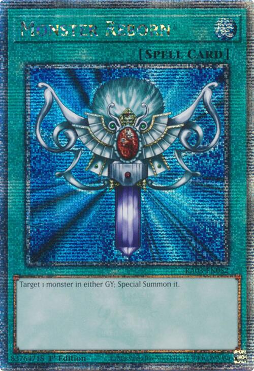 Monster Reborn (Quarter Century Secret Rare) [RA03-EN052] Quarter Century Secret Rare | Clutch Gaming