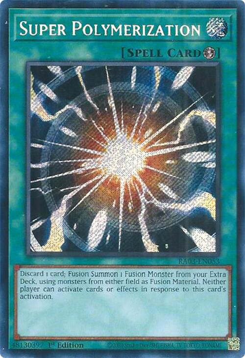 Super Polymerization (Secret Rare) [RA03-EN053] Secret Rare | Clutch Gaming