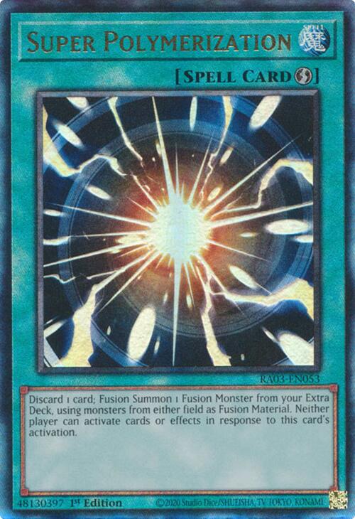 Super Polymerization (UTR) [RA03-EN053] Prismatic Ultimate Rare | Clutch Gaming