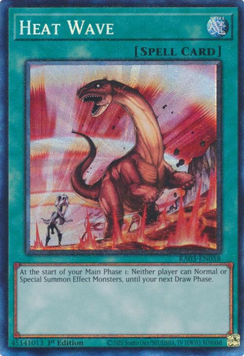 Heat Wave (CR) [RA03-EN058] Prismatic Collector's Rare | Clutch Gaming