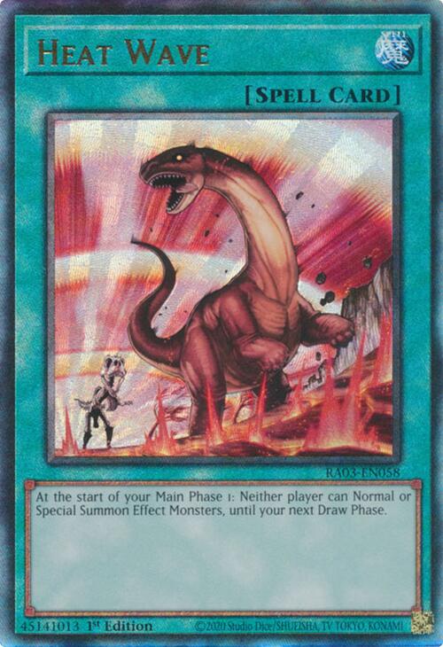 Heat Wave (UTR) [RA03-EN058] Prismatic Ultimate Rare | Clutch Gaming