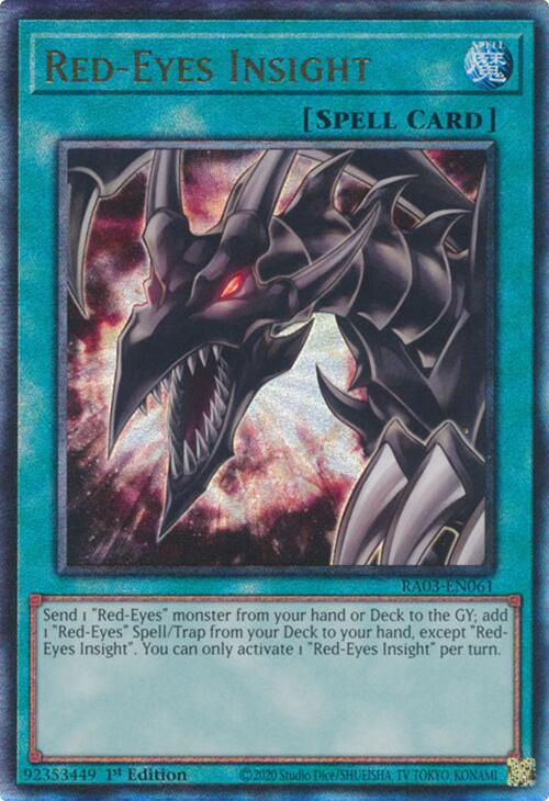 Red-Eyes Insight (UTR) [RA03-EN061] Prismatic Ultimate Rare | Clutch Gaming