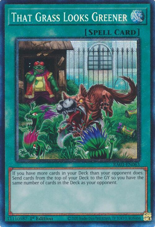 That Grass Looks Greener (CR) [RA03-EN063] Prismatic Collector's Rare | Clutch Gaming