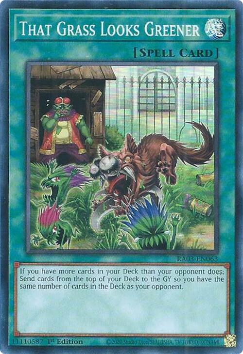 That Grass Looks Greener [RA03-EN063] Super Rare | Clutch Gaming