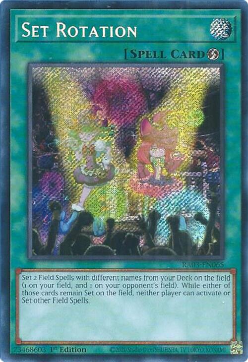 Set Rotation (Secret Rare) [RA03-EN065] Secret Rare | Clutch Gaming