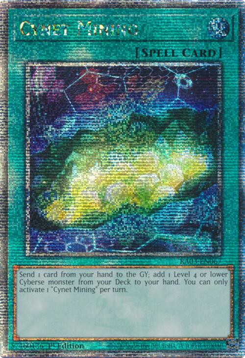 Cynet Mining (Quarter Century Secret Rare) [RA03-EN067] Quarter Century Secret Rare | Clutch Gaming