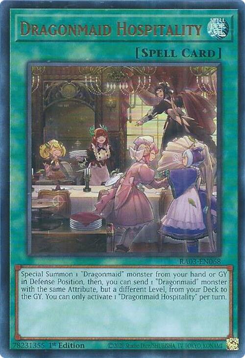 Dragonmaid Hospitality (UR) [RA03-EN068] Ultra Rare | Clutch Gaming