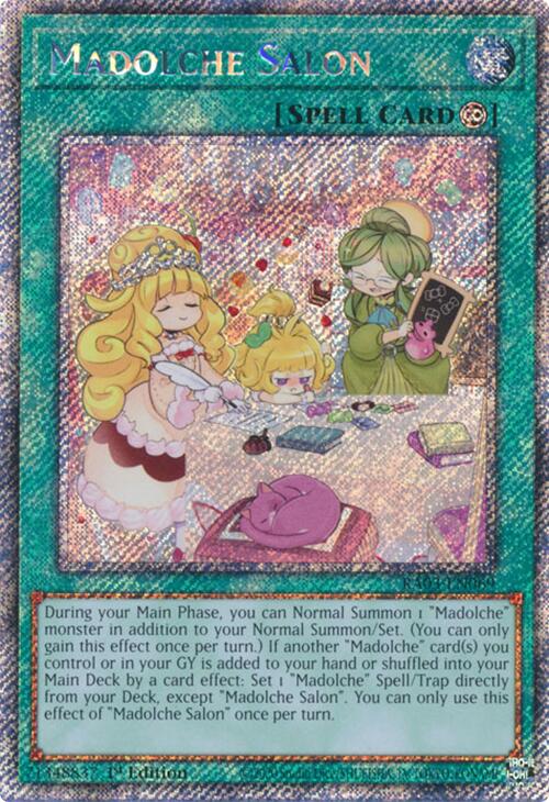 Madolche Salon (Platinum Secret Rare) [RA03-EN069] Platinum Secret Rare | Clutch Gaming
