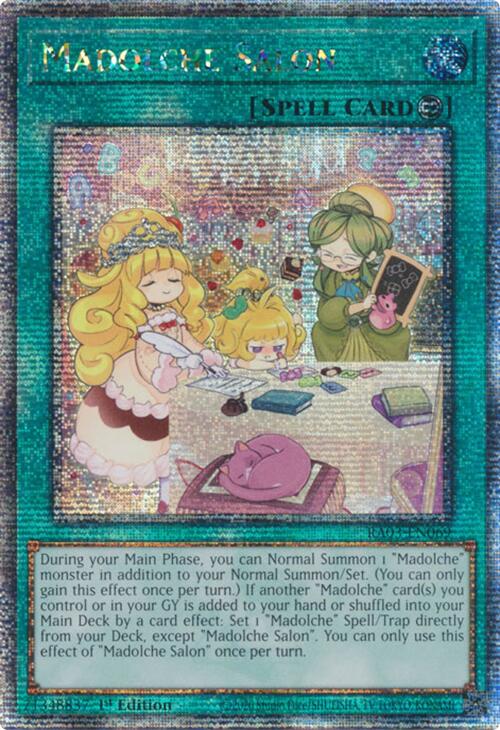 Madolche Salon (Quarter Century Secret Rare) [RA03-EN069] Quarter Century Secret Rare | Clutch Gaming