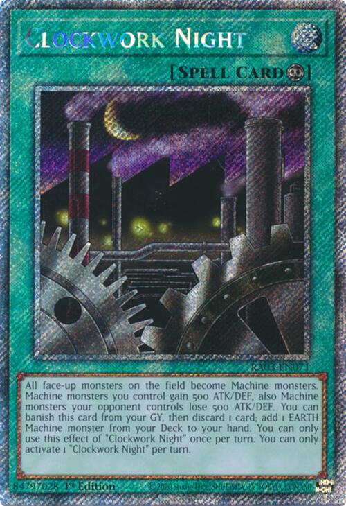 Clockwork Night (Platinum Secret Rare) [RA03-EN071] Platinum Secret Rare | Clutch Gaming