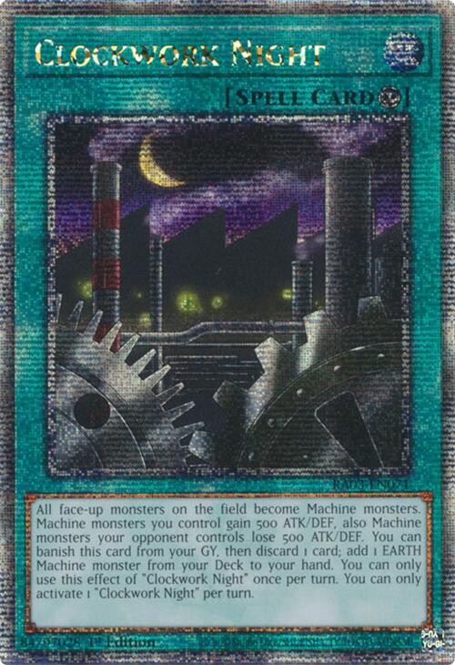 Clockwork Night (Quarter Century Secret Rare) [RA03-EN071] Quarter Century Secret Rare | Clutch Gaming