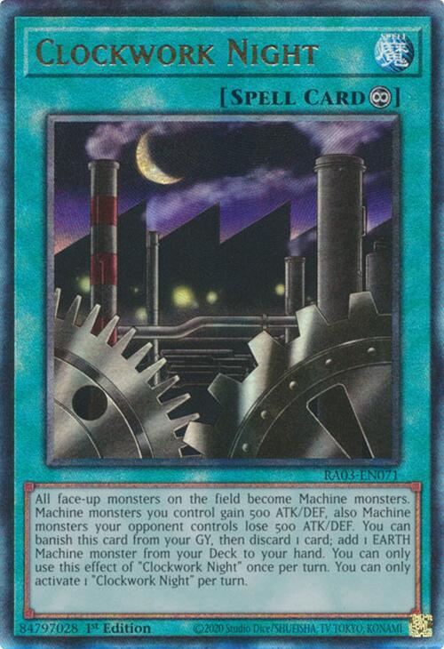 Clockwork Night (UTR) [RA03-EN071] Prismatic Ultimate Rare | Clutch Gaming