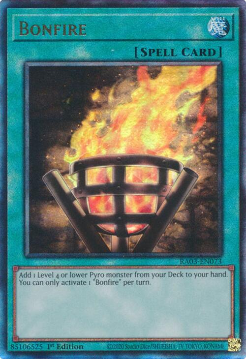 Bonfire (UTR) [RA03-EN073] Prismatic Ultimate Rare | Clutch Gaming