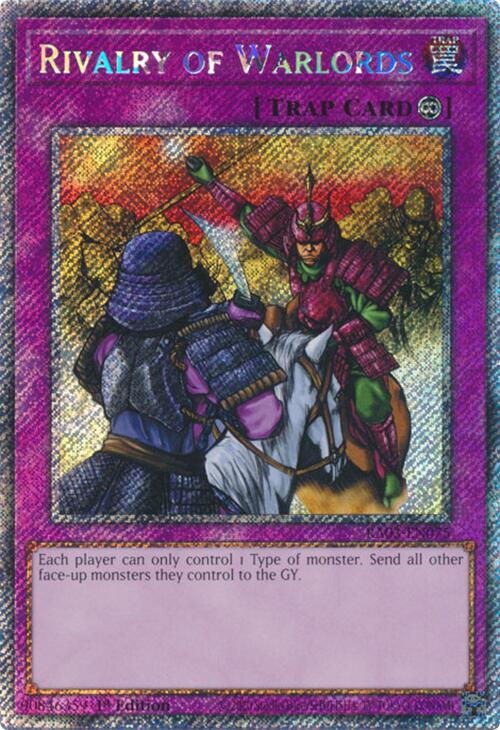 Rivalry of Warlords (Platinum Secret Rare) [RA03-EN075] Platinum Secret Rare | Clutch Gaming