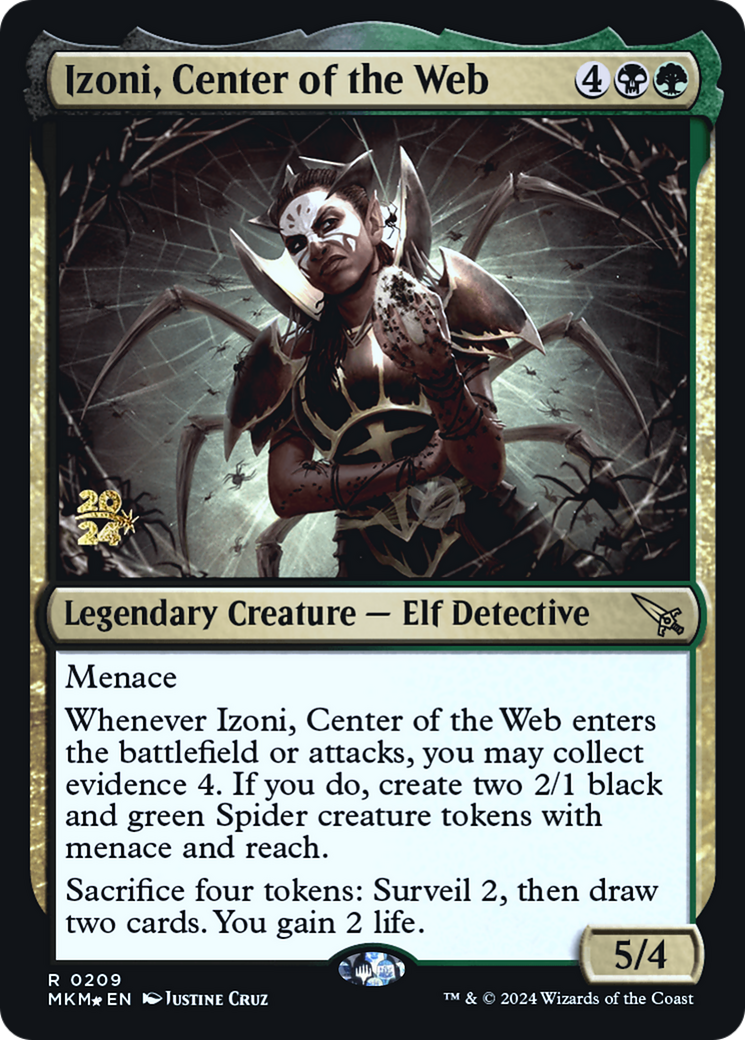 Izoni, Center of the Web [Murders at Karlov Manor Prerelease Promos] | Clutch Gaming