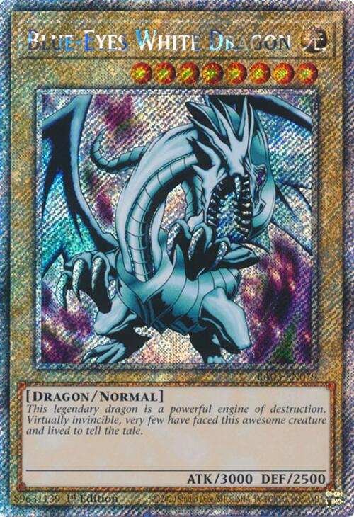 Blue-Eyes White Dragon (Platinum Secret Rare) [RA03-EN079] Platinum Secret Rare | Clutch Gaming