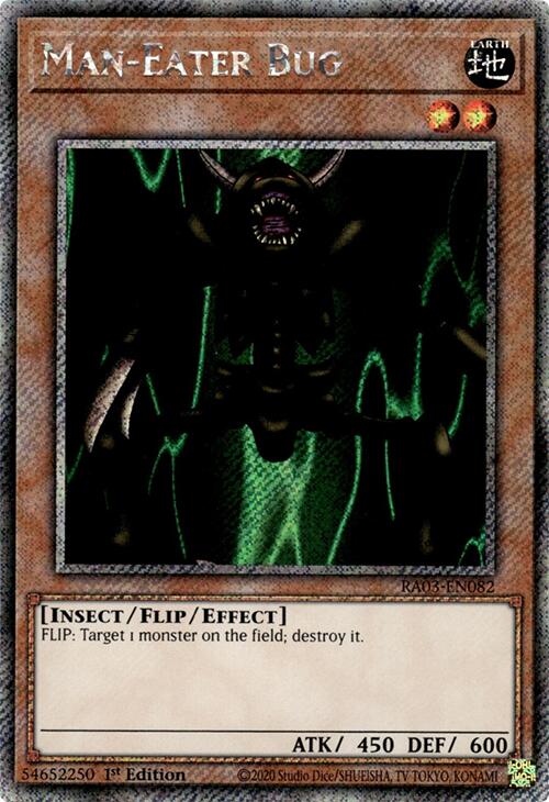 Man-Eater Bug (Platinum Secret Rare) [RA03-EN082] Platinum Secret Rare | Clutch Gaming